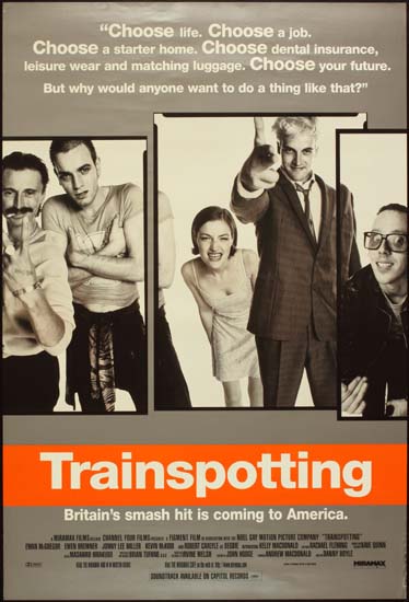 Trainspotting US One Sheet movie poster