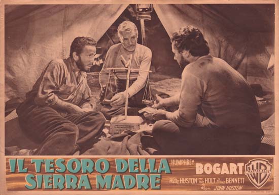 Treasure of the Sierra Madre, The Italian Photobusta movie poster