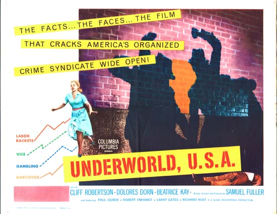 Underworld USA US Half Sheet movie poster
