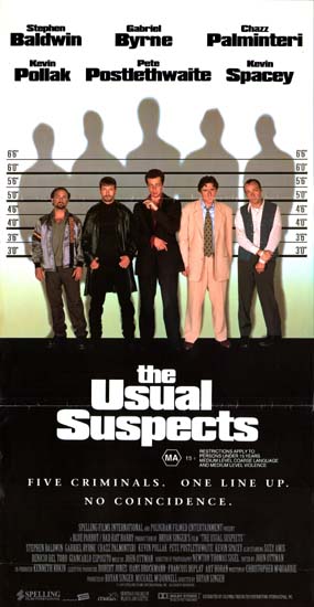 Usual Suspects, The Australian Daybill movie poster