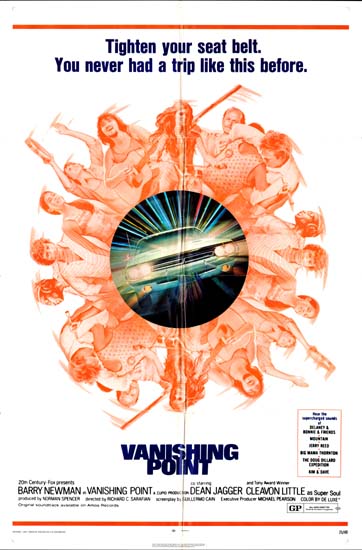Vanishing Point US One Sheet movie poster