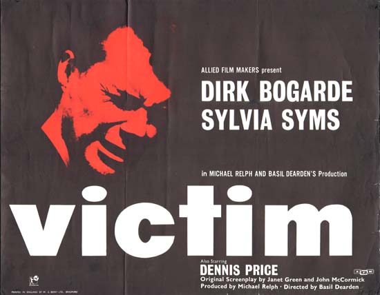 Victim UK Half Sheet movie poster