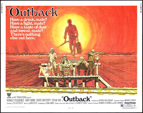 Wake in Fright [ Outback ] US Half Sheet movie poster
