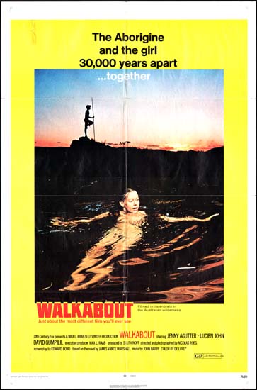 Walkabout US One Sheet style A movie poster