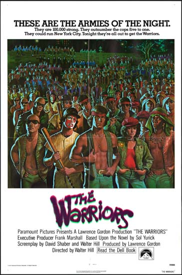 Warriors, The US One Sheet international movie poster