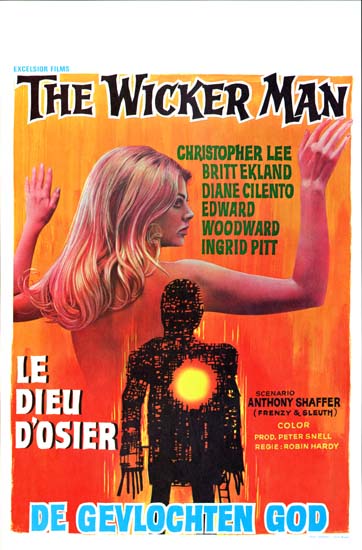 Wicker Man, The Belgian movie poster