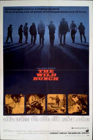 Wild Bunch, The US One Sheet movie poster