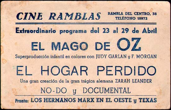 Image 2 of Wizard of Oz, The Spanish Herald