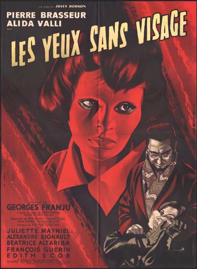 Yeux Sans Visage, Les ( Eyes Without a Face ] French movie poster